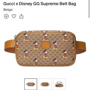 Gucci x Disney GG Supreme Belt Bag